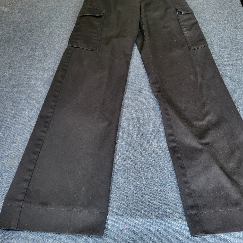 5.11 Tactical Series Womens Black Cargo Pants Size 4 Straight Leg Utility Work